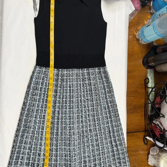 Ted Baker London Black and White Mini Dress - Picture 11 of 16